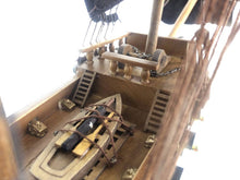 Load image into Gallery viewer, Wooden Blackbeard&#39;s Queen Anne&#39;s Revenge Black Sails Limited Model Pirate Ship 26&quot;
